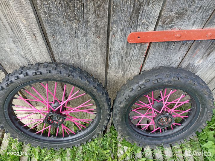 Колеса 17/14 на питбайк