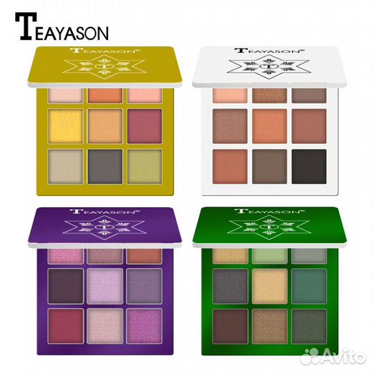 Палетка теней teayason 9 цветов