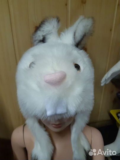 Шапка новая зимняя заяц
