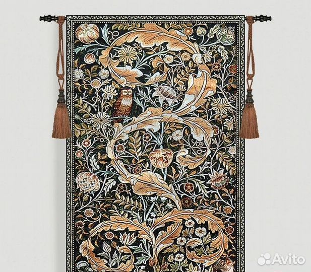 Гобелен сова Уильям Моррис Вильям Морис