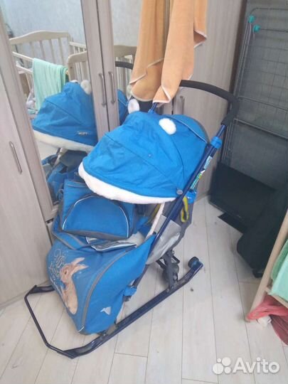 Коляска санки