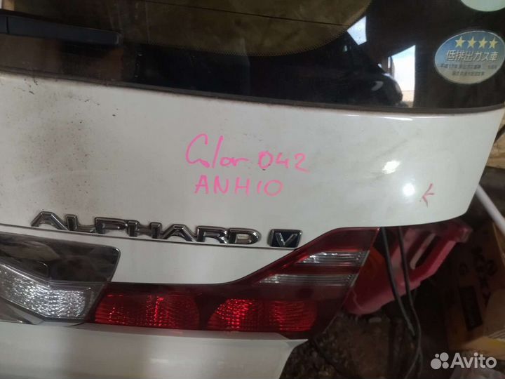 Задняя дверь Toyota alphard