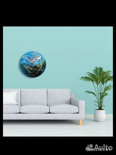 Интерьерная картина фактурная абстракция