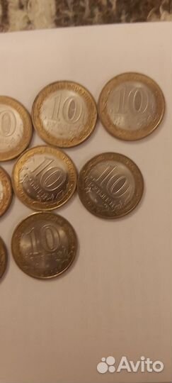 Биметаллические монеты, 10 рублей