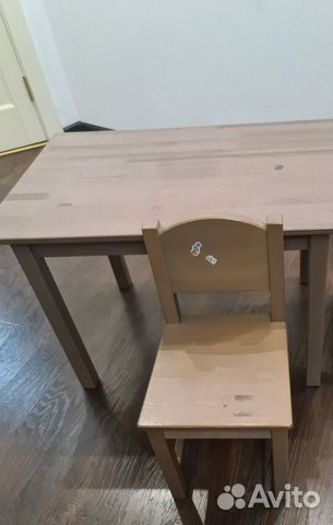 Столик и стульчик IKEA