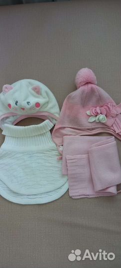 Комплект шапка, шарф 46-48-52