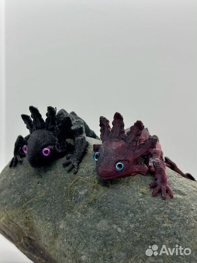 Аксолотль игрушка 3Д