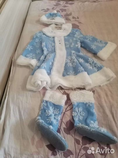 Костюм новогодний снегурочки