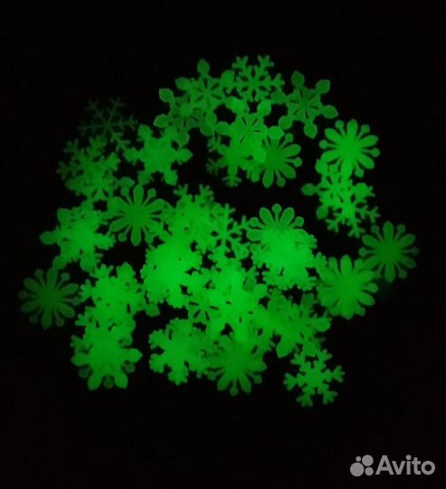 Снежинки на потолок или стену