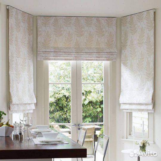 Римские шторы с установкой 