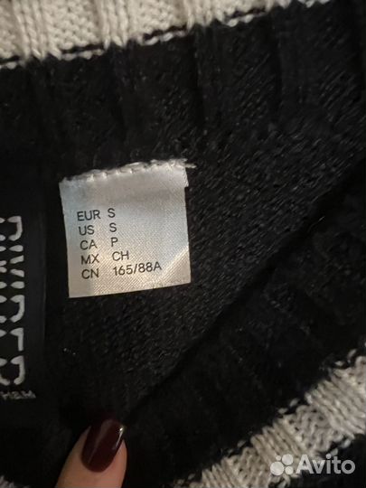 Жилет вязаный черный