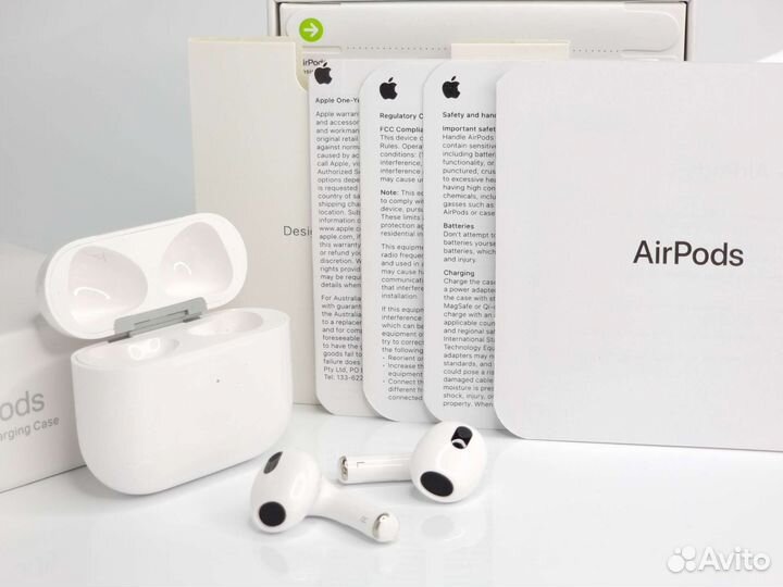Airpods 3 Premium, гарантия + чехол