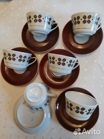 Рижский фарфор Кофейные пары 