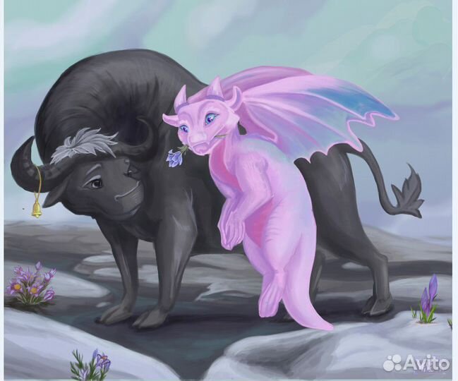 Арт, Цифровая живопись, Рисунок, Картина, Подарок