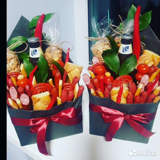 Мужские букеты съедобные