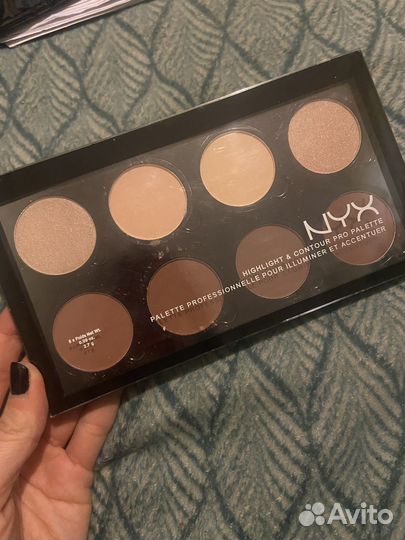 Палетка сухих корректоров и хайлайтеров NYX