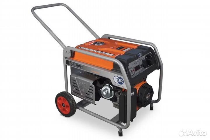 Генератор бензиновый KM11000H 7,8кВт 220В 27л.с. к