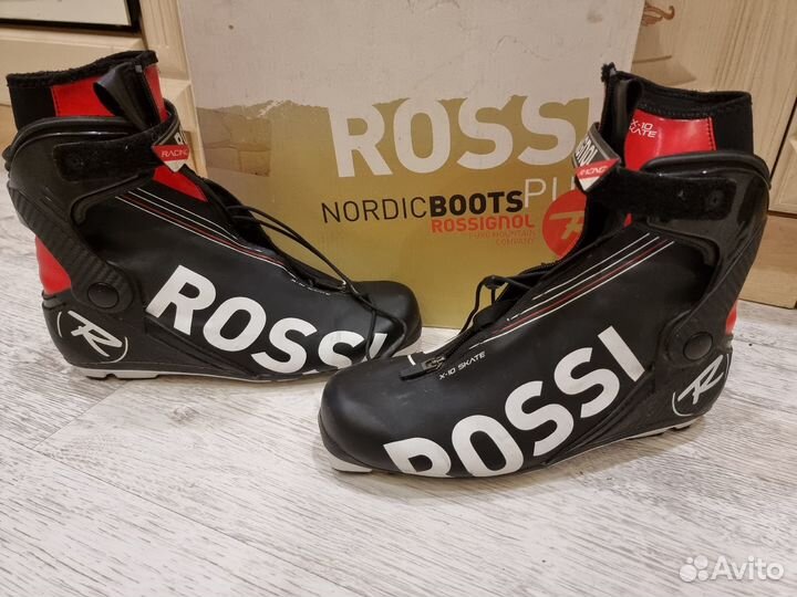 Лыжные ботинки rossignol x-10 skate 45 размер