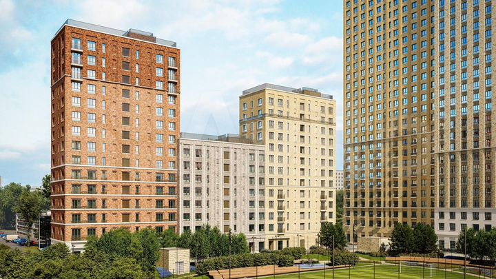 2-к. квартира, 57,7 м², 34/45 эт.