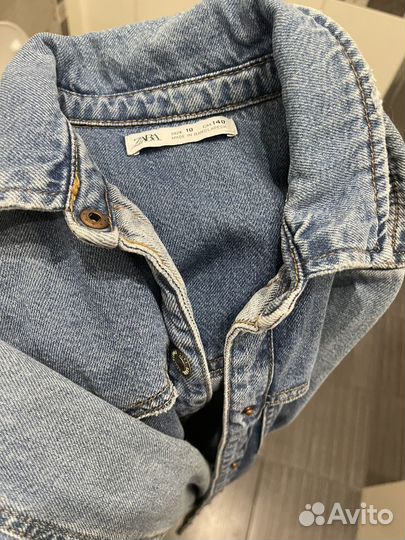 Платье для девочки zara джинсовое