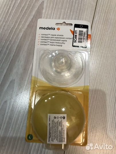 Новые накладки для кормления Medela contact L