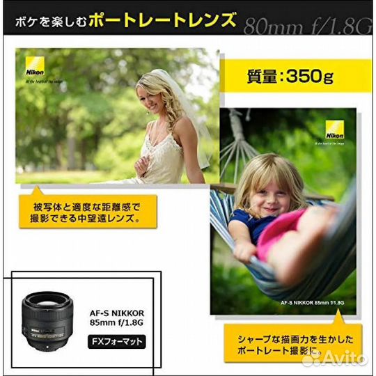 Объектив Nikon 85mm f/1.8G AF-S Nikkor портретник