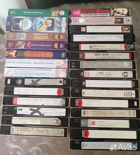 Видеокассеты VHS. Разные