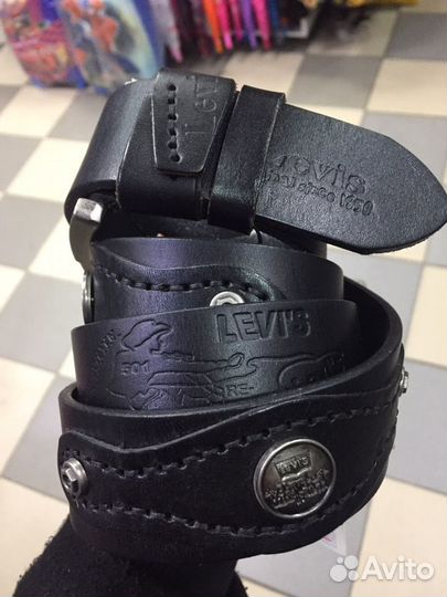 Мужской кожаный ремень