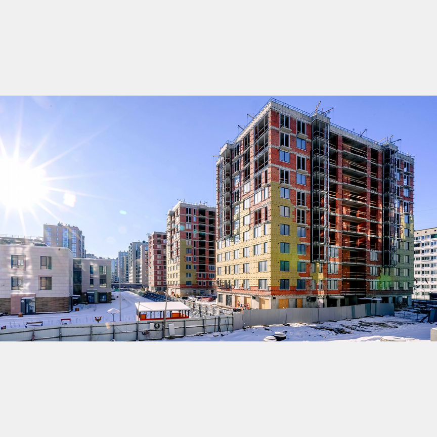 2-к. квартира, 66,4 м², 12/13 эт.
