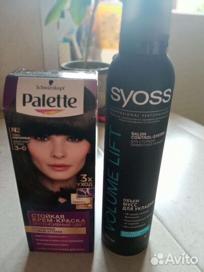 Краска+ мусс для укладки