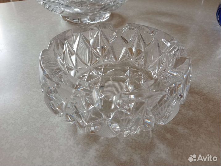 Хрустальная пепельница