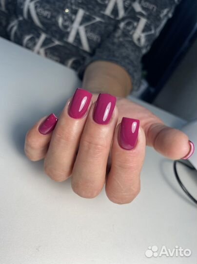 Маникюр с наращиванием