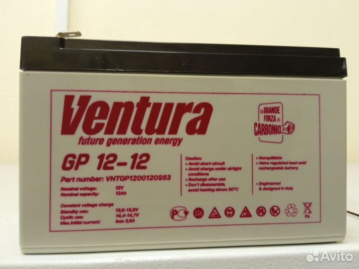 Аккумуляторная батарея 12В,12А.ч