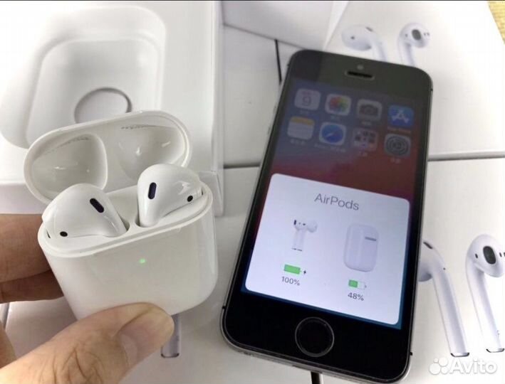Airpods 2 + чехол в подарок+гарантия