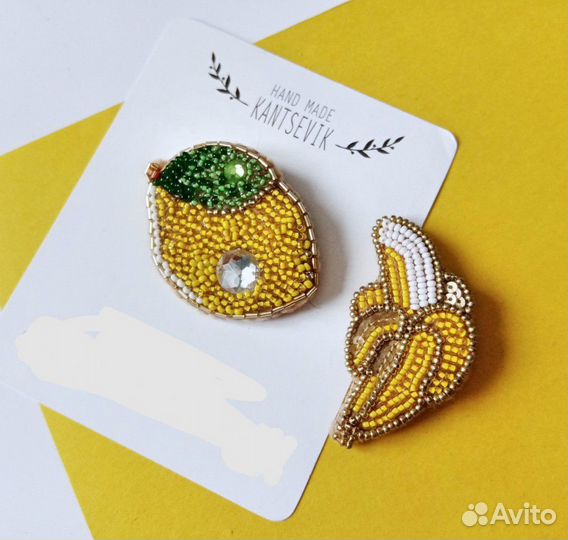 Броши ручной работы