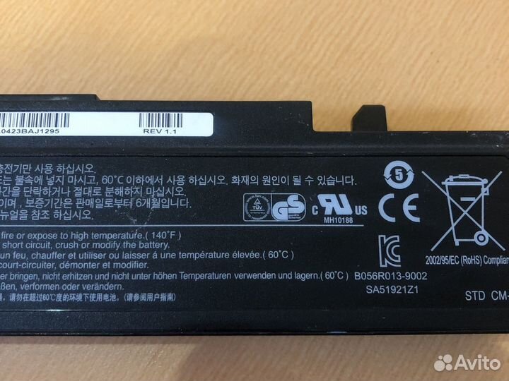 Аккумулятор для ноутбука samsung aa pb9nc6w