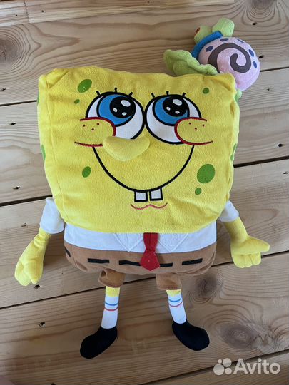 Игрушка мягкая Спанч боб и патрик