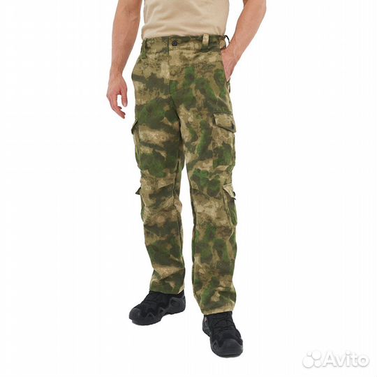 61993 Брюки Huntsman Крафт хлопок малахит