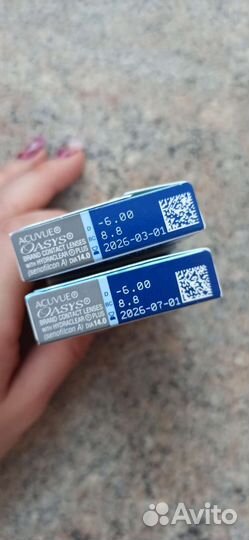 Линзы контактные acuvue oasys двухнедельные