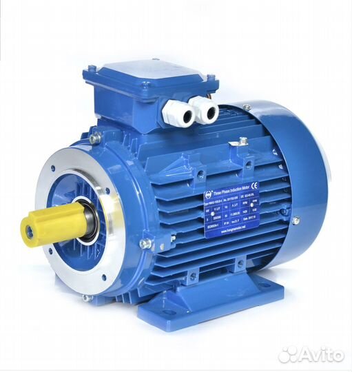 Асинхронный трехфазный двигатель 0.75 кВт (MS 80M2-0.75кВт-4 (B35)