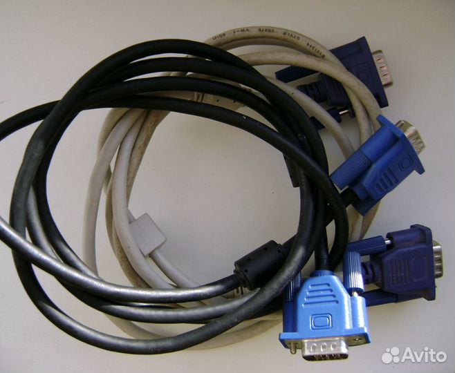 Кабель VGA 180 см, б/у, исправный