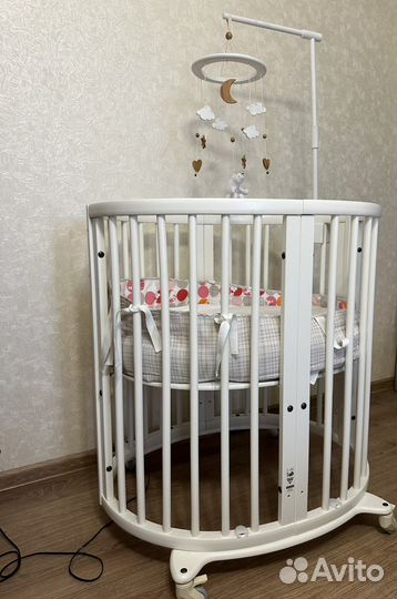 Детская кроватка круглая