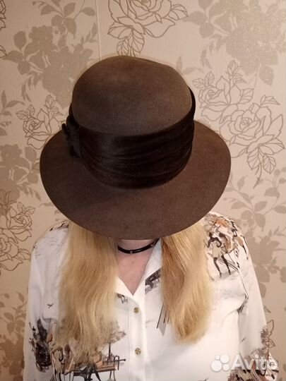 Шляпа фетровая женская
