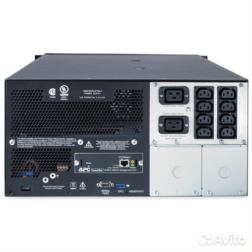 APC Smart-UPS 5000VA/4000W, 230V, Rackmount/Tower