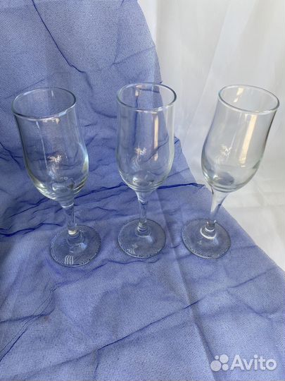 Фужеры, бокалы для вина, шампанского