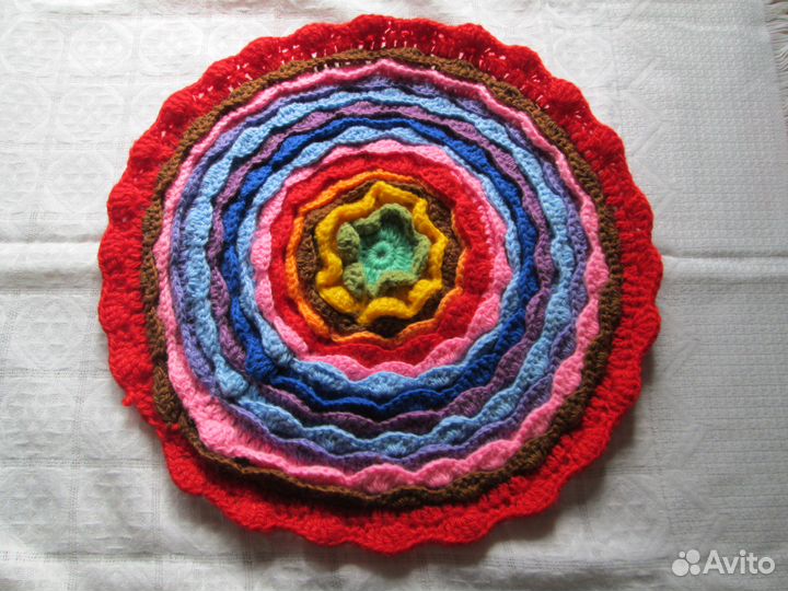 Вязанное украшение для кухни