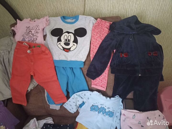 Вещи пакетом на девочку от 1до 1,5 пакетом