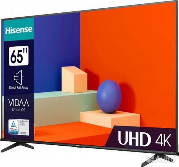 Телевизор SMART TV Hisense 65A6K/ 65 дюймов. Новый