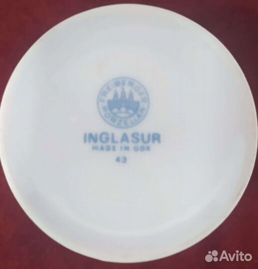 Кофейный сервиз inglasur, ГДР, на 6 персон