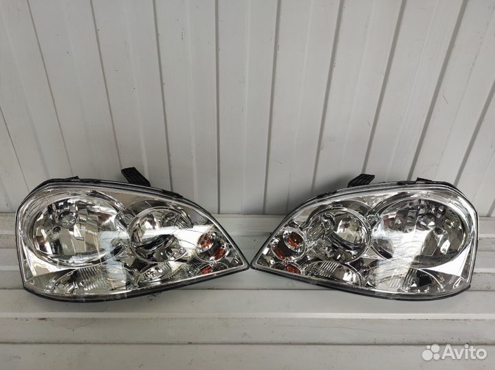 Фара chevrolet lacetti 04- механический корректор